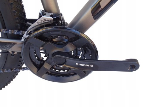 ROWER 29 2.0 STORM SHARK MĘSKI GÓRSKI MTB ALUMINIOWY 21'' HYDRAULIKA CZARNY MAT