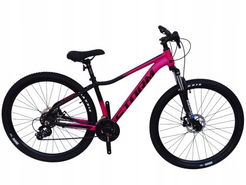 ROWER 29 STORM SHARK GÓRSKI MTB ALUMINIOWY 16'' RÓŻOWY czarny