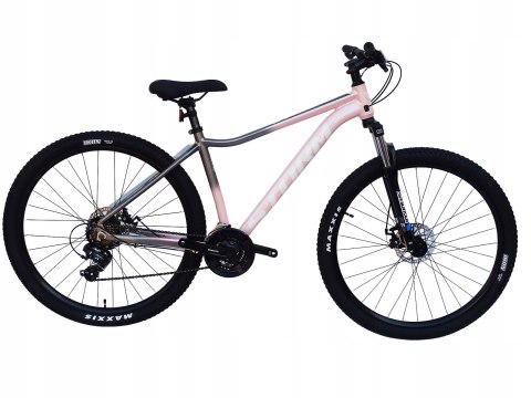 ROWER 29 STORM SHARK GÓRSKI MTB ALUMINIOWY 18'' TARCZOWE RÓŻOWY grafitowy