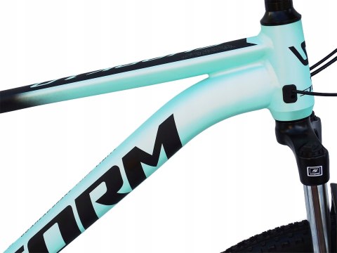 ROWER 29 STORM SHARK GÓRSKI MTB ALUMINIOWY 18'' TARCZOWE TURKUSOWY czarny