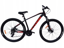 ROWER 29 STORM SHARK GÓRSKI MTB ALUMINIOWY RAMA 17'' CZARNO-POMARAŃCZOWY