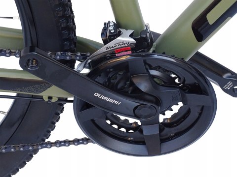 ROWER 29 STORM SHARK GÓRSKI MTB ALUMINIOWY RAMA 17'' OLIWKOWY mat tarczowe
