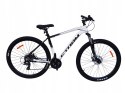 ROWER 29 STORM SHARK GÓRSKI MTB ALUMINIOWY RAMA 19'' BIAŁY czarny tarczowe