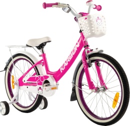 ROWER DZIECIĘCY 20'' KARBON TIARA ROŻOWY DLA DZIEWCZYNKI