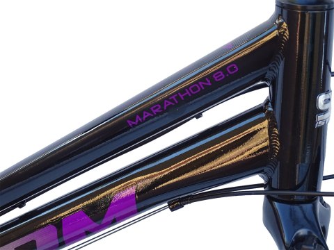 ROWER STORM MARATHON DAMSKI RAMA 17'' TARCZOWE HAMULCE CZARNY połysk